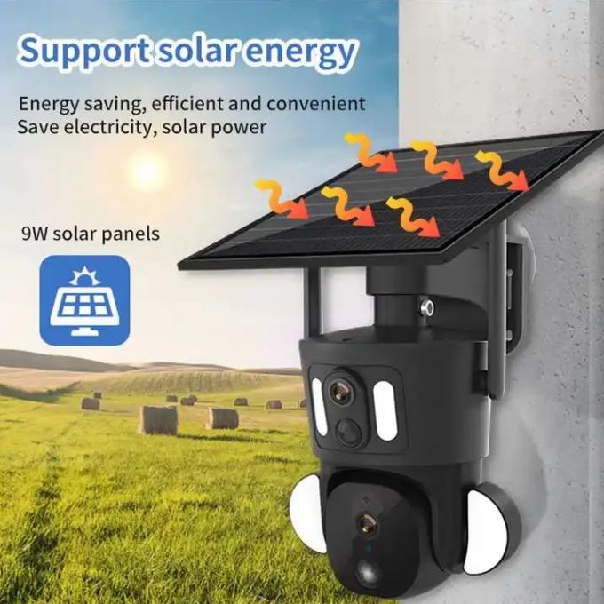 4MP/6MP Night Vision 4G Solar Camera Solar Powered Wireless IP Camera 1