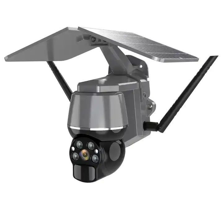 1080P 9600mAh Battery WIFI Solar Camera LED Full Color Night Vision PTZ Zoom