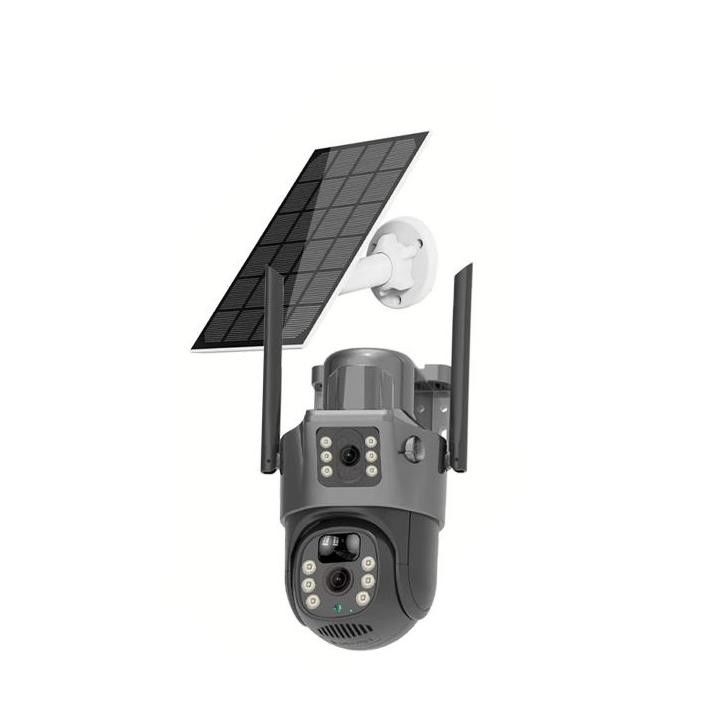 FCC  OEM Solar Powered Wireless Security Camera Outdoor Cellular 4G LTE Network